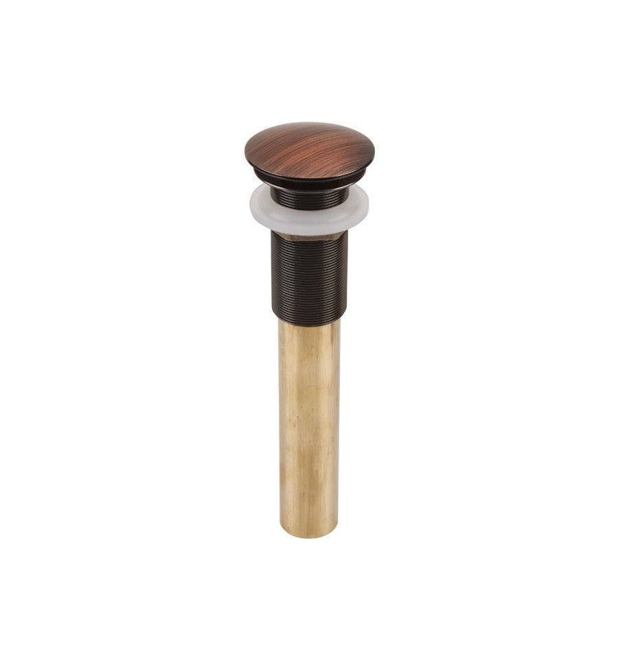 Thompson Traders antique copper 1.5" soft-touch pop-up drain TDP15-AC