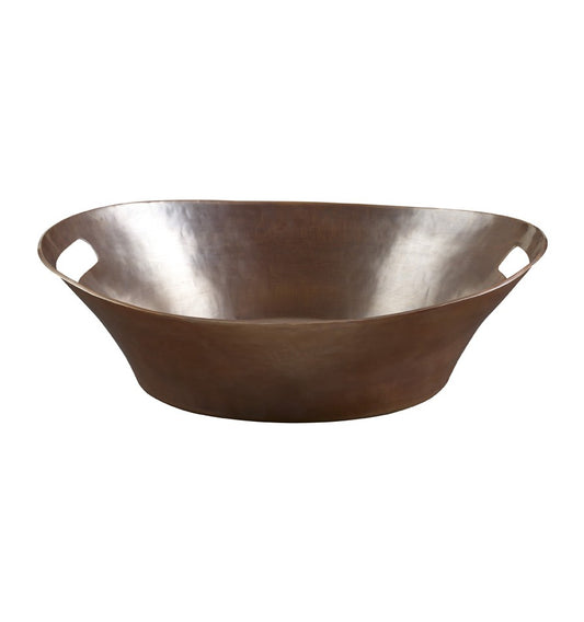 Thompson Santa Clara 20" Smooth Aged Copper Oval Bathroom Sink - BOV-2016BC