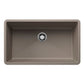 BLANCO Precis SILGRANIT 32" Super Single Undermount Kitchen Sink