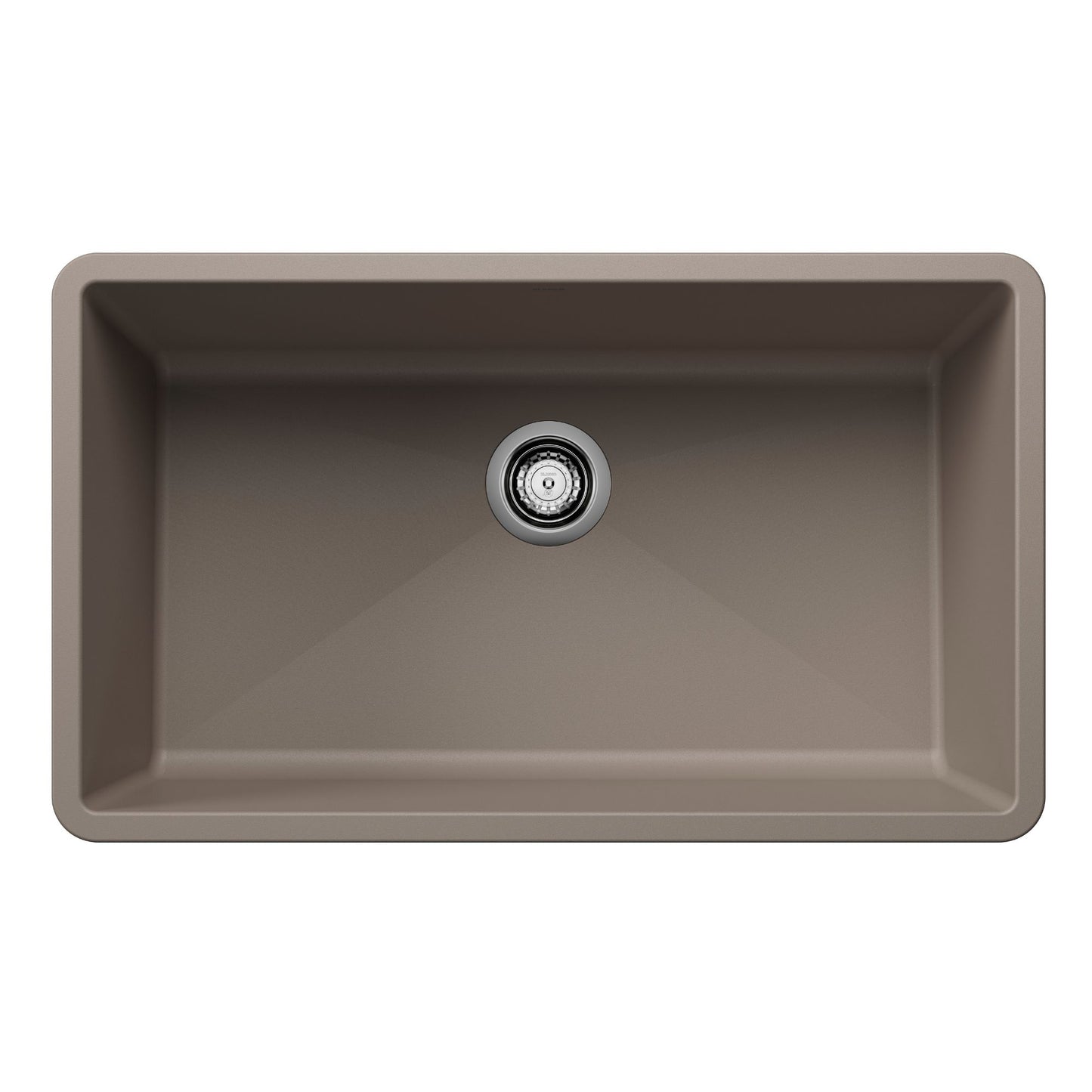 BLANCO Precis SILGRANIT 32" Super Single Undermount Kitchen Sink