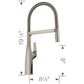 BLANCO Rivana Semi-Pro Pull-Down Dual-Spray Kitchen Faucet