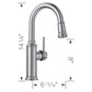 BLANCO Empressa Pull-Down Bar Faucet