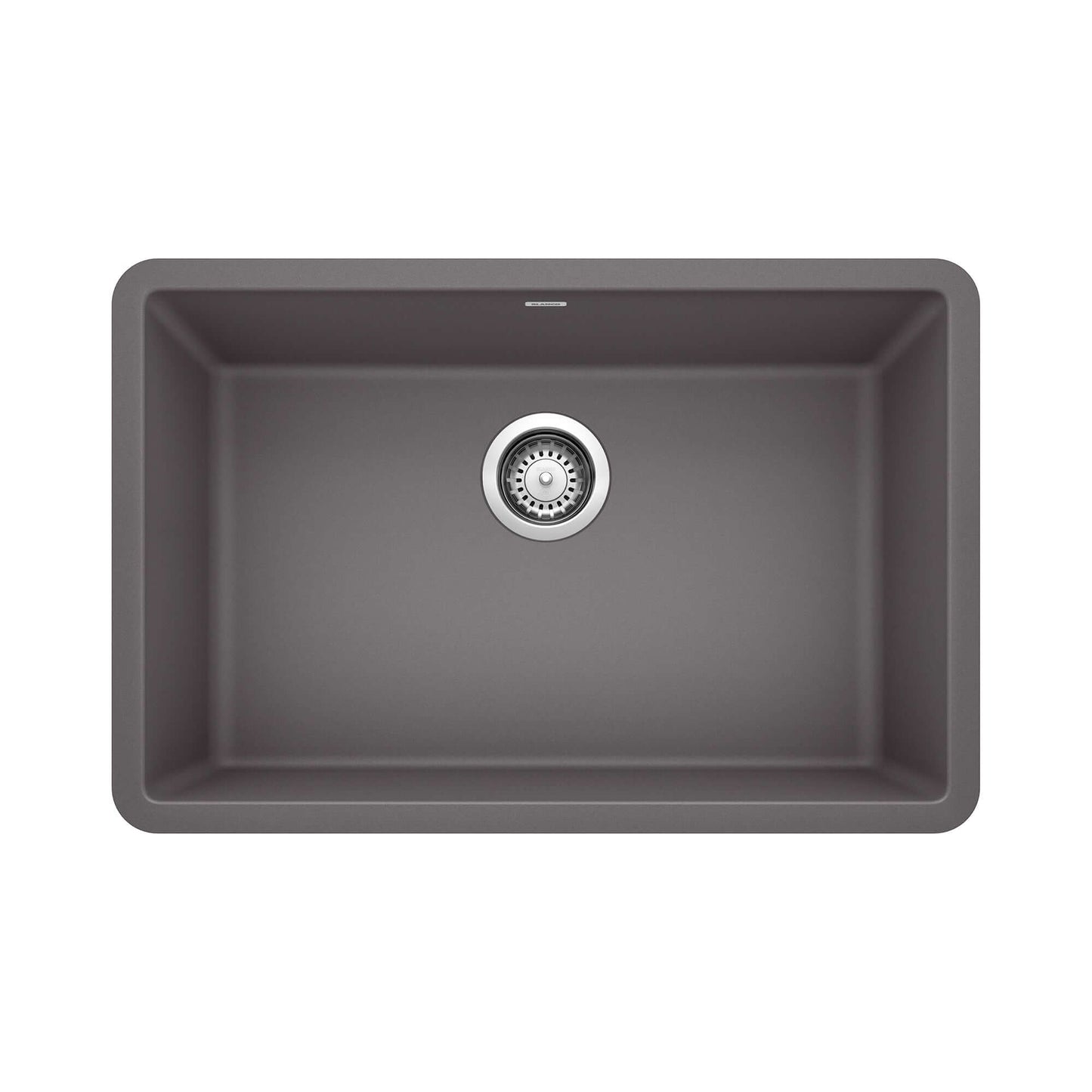 BLANCO PRECIS 27" SILGRANIT Single Bowl Undermount Sink in modern design with clean lines.