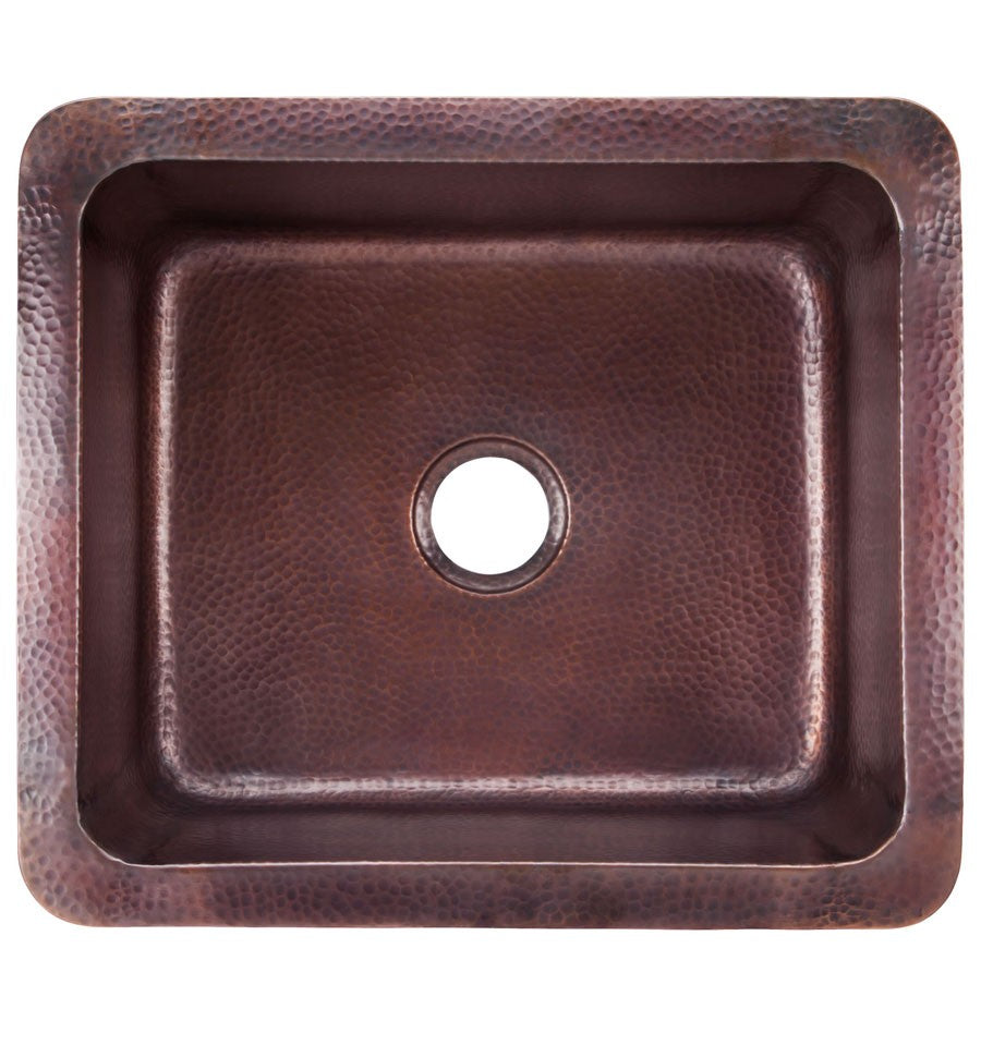 Thompson Rivera square bar and prep sink with 8 inch deep bowl, KPU-1715BC