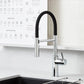 BLANCO Catris Flexo Semi-Pro Pull-Down Dual-Spray Kitchen Faucet in a modern kitchen setting.