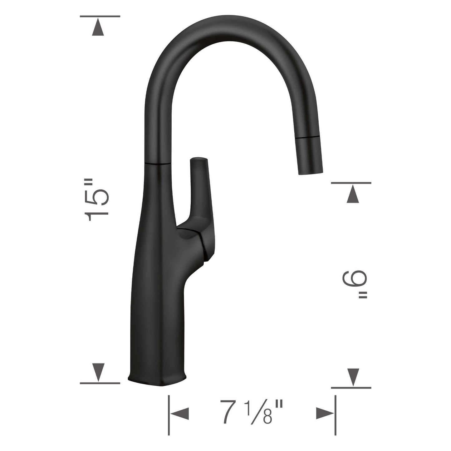 BLANCO Rivana Pull-Down Bar Faucet