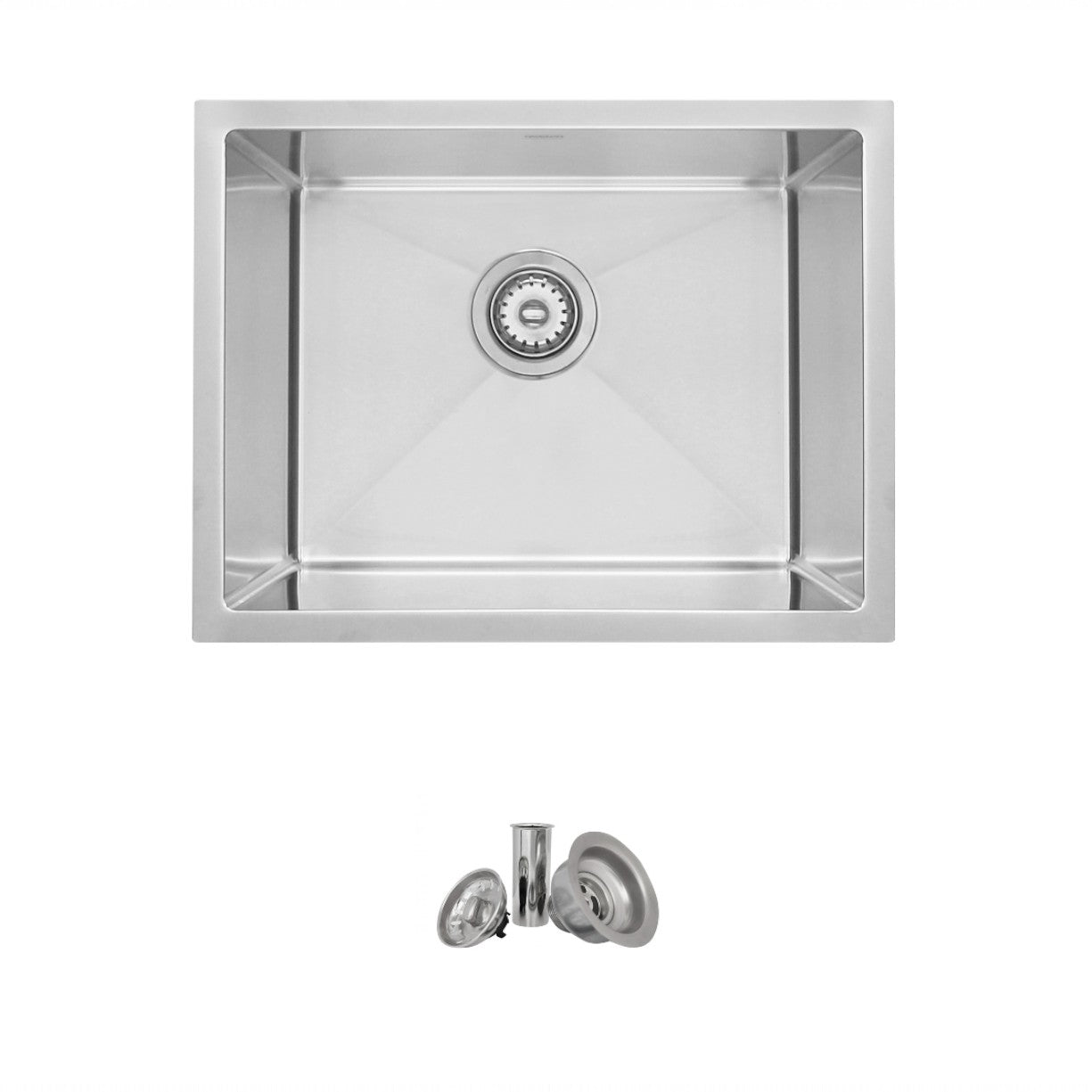 Stylish Azuni 22" Stainless Steel Dual Mount Utility Sink