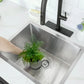 Stylish Azuni 22" Stainless Steel Dual Mount Utility Sink