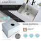 Stylish Azuni 22" Stainless Steel Dual Mount Utility Sink