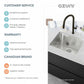 Stylish Azuni 22" Stainless Steel Dual Mount Utility Sink