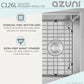 Stylish Azuni 25" Workstation Stainless Steel Undermount Sink