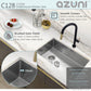 Azuni 28" Stainless Steel Undermount Kitchen Sink