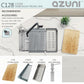 Stylish Azuni 28" Stainless Steel Undermount Kitchen Sink