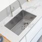 Stylish Azuni 28" Stainless Steel Undermount Kitchen Sink