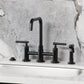 Kingston KS8287CKLBS Kaiser Bridge Kitchen Faucet with Brass Sprayer, Brushed Brass on a modern countertop.