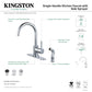 Kingston Brass LS8578DLSP Concord Single-Handle Kitchen Faucet with Side Sprayer, Brushed Nickel