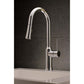 Gourmetier LS2723NYL New York Single-Handle Pull-Down Kitchen Faucet, Brushed Brass