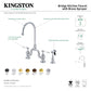 Kingston KS7793PLBS English Country Bridge Kitchen Faucet with Brass Sprayer, Antique Brass - features and specifications
