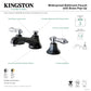 Kingston Brass NS4469BAL Water Onyx Widespread Bathroom Faucet