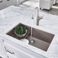 BLANCO Precis SILGRANIT 32" Super Single Undermount Kitchen Sink