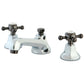 Kingston Brass NS4460BX Water Onyx Widespread Bathroom Faucet