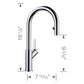 BLANCO Urbena Pull-Down Dual-Spray Kitchen Faucet