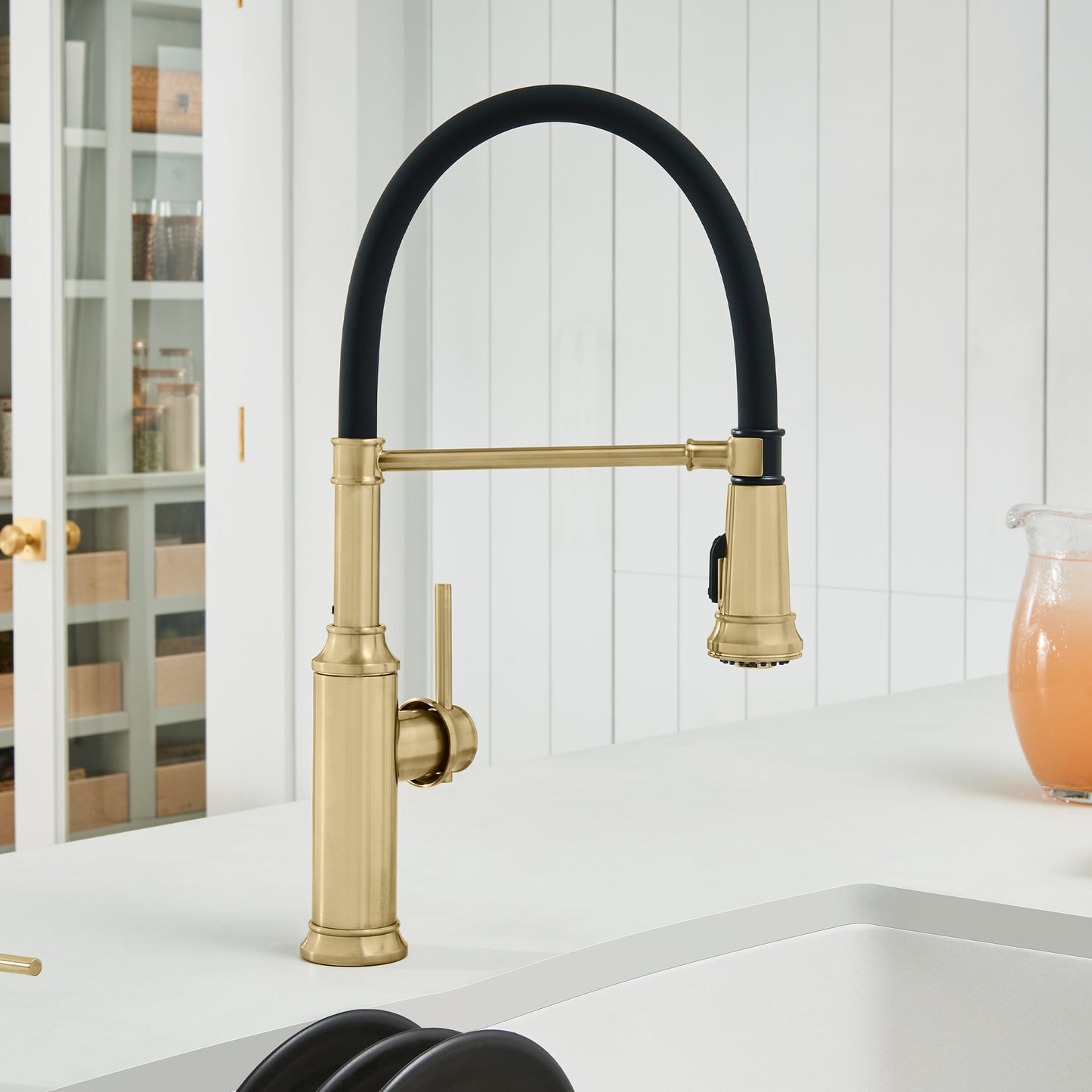 BLANCO Empressa Semi-Pro Pull-Down Dual-Spray Kitchen Faucet