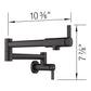 BLANCO Culina II Wall-Mounted Pot Filler