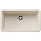 BLANCO Ikon SILGRANIT 33" Single Bowl Apron-Front Farmhouse Sink