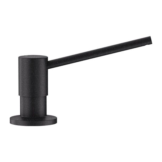 Torre Soap Dispenser - Anthracite showcasing a sleek, modern design for kitchen elegance and functionality.