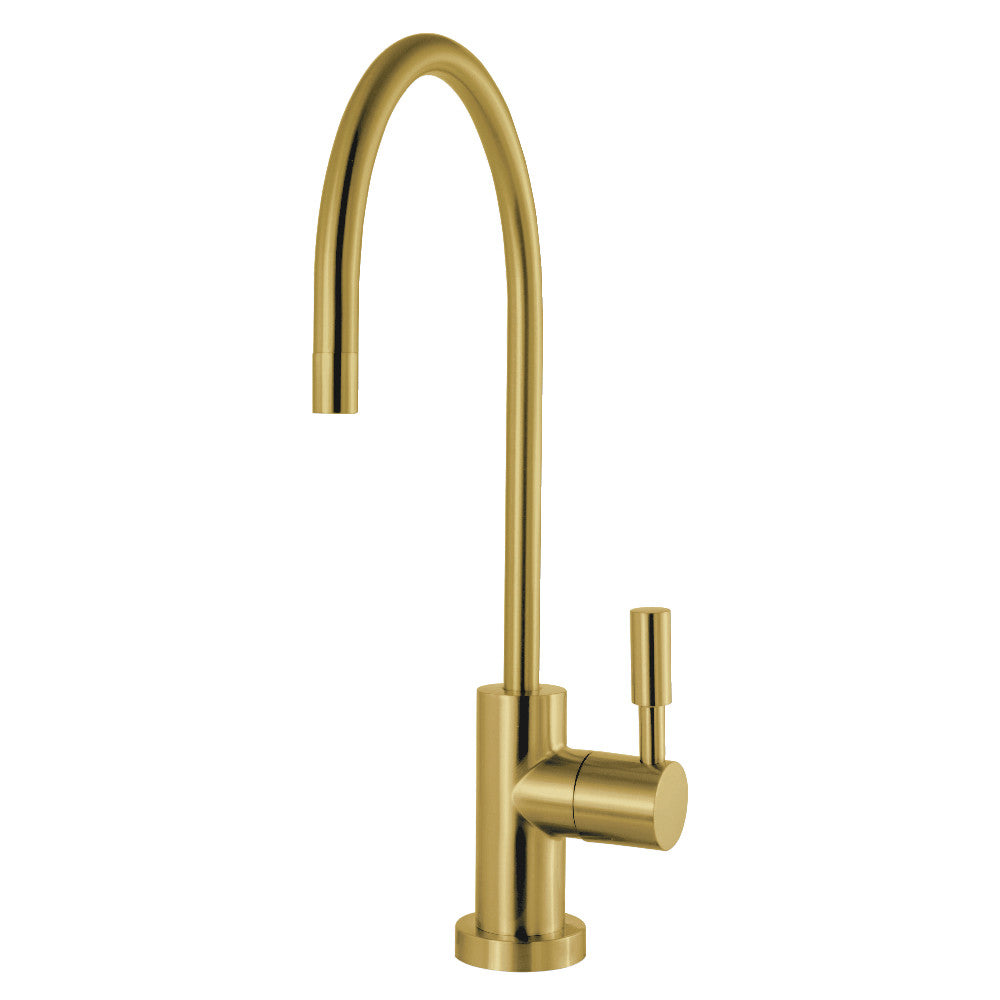 Kingston Brass KSAG8193DL Concord Reverse Osmosis System Filtration Water Air Gap Faucet, Antique Brass showcasing a brushed brass finish.