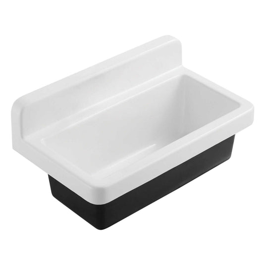 KINGSTON Brass Gourmetier 33" Cast Iron Kitchen Sink - White