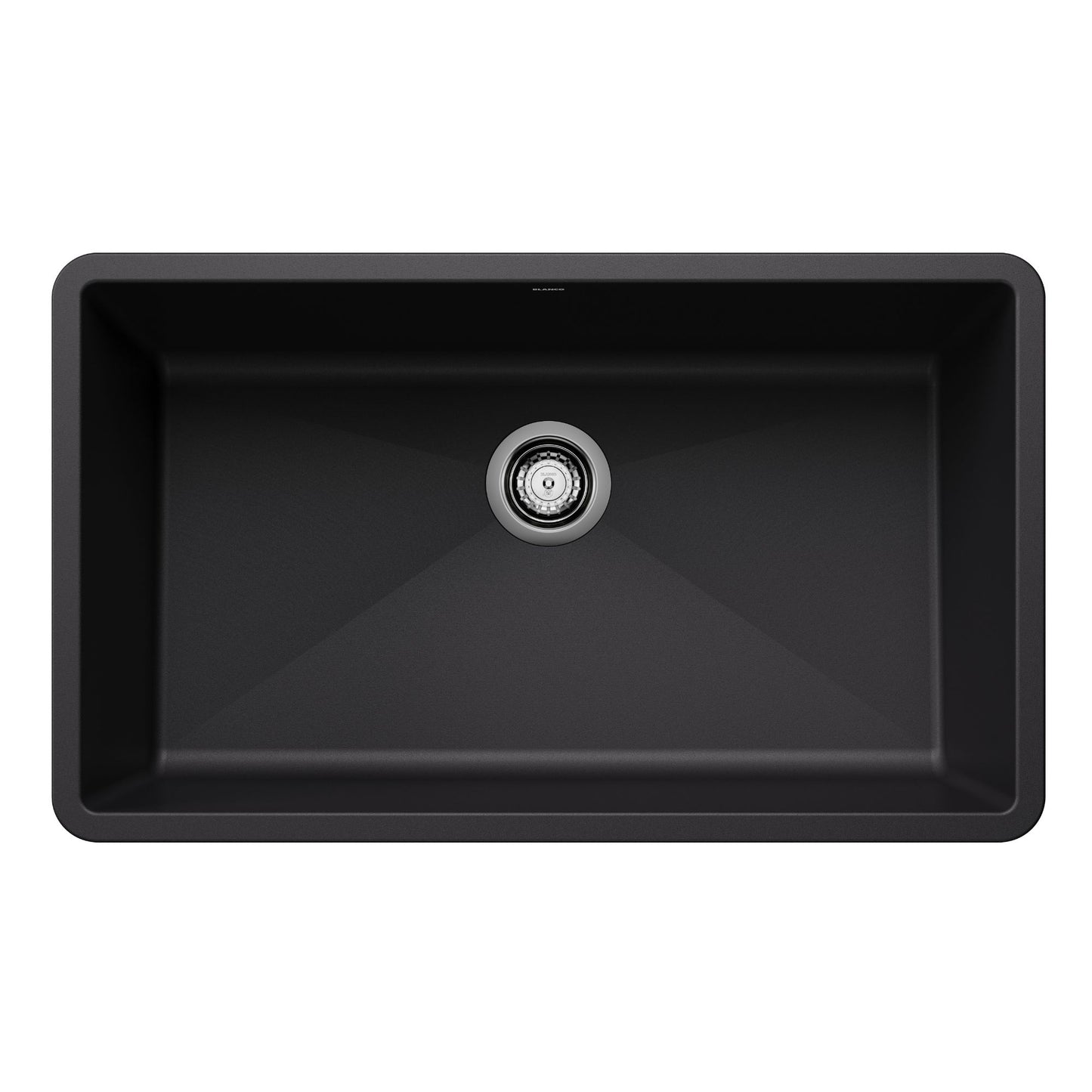 BLANCO Precis SILGRANIT 32" Super Single Undermount Kitchen Sink