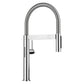BLANCO Culina II Mini Sensor Pull-Down Dual-Spray Kitchen Faucet in modern chrome finish.