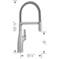 BLANCO Rivana Semi-Pro Pull-Down Dual-Spray Kitchen Faucet