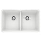 BLANCO Diamond SILGRANIT 32" 50/50 Double Bowl Undermount Kitchen Sink