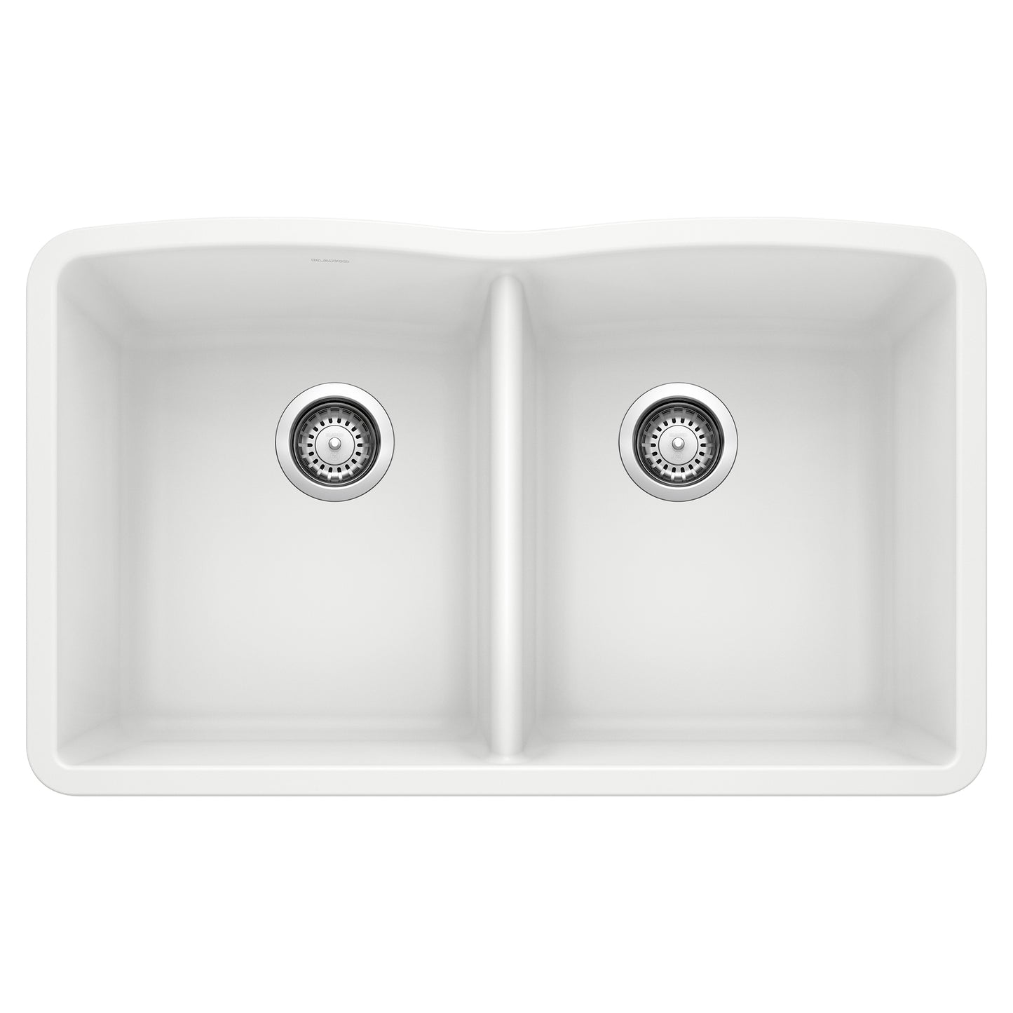 BLANCO Diamond SILGRANIT 32" 50/50 Double Bowl Undermount Kitchen Sink