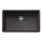 BLANCO Precis SILGRANIT 32" Super Single Undermount Kitchen Sink
