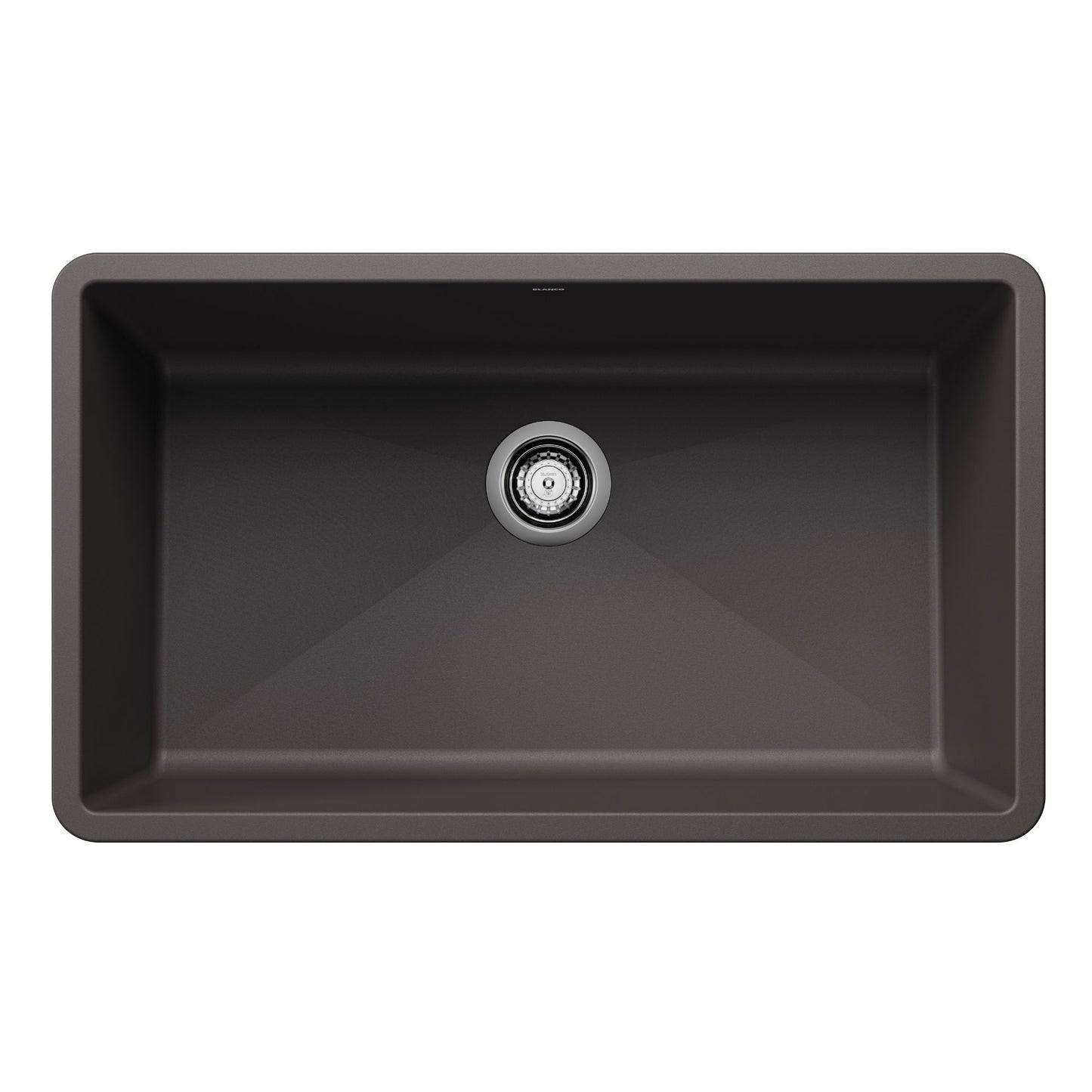 BLANCO Precis SILGRANIT 32" Super Single Undermount Kitchen Sink