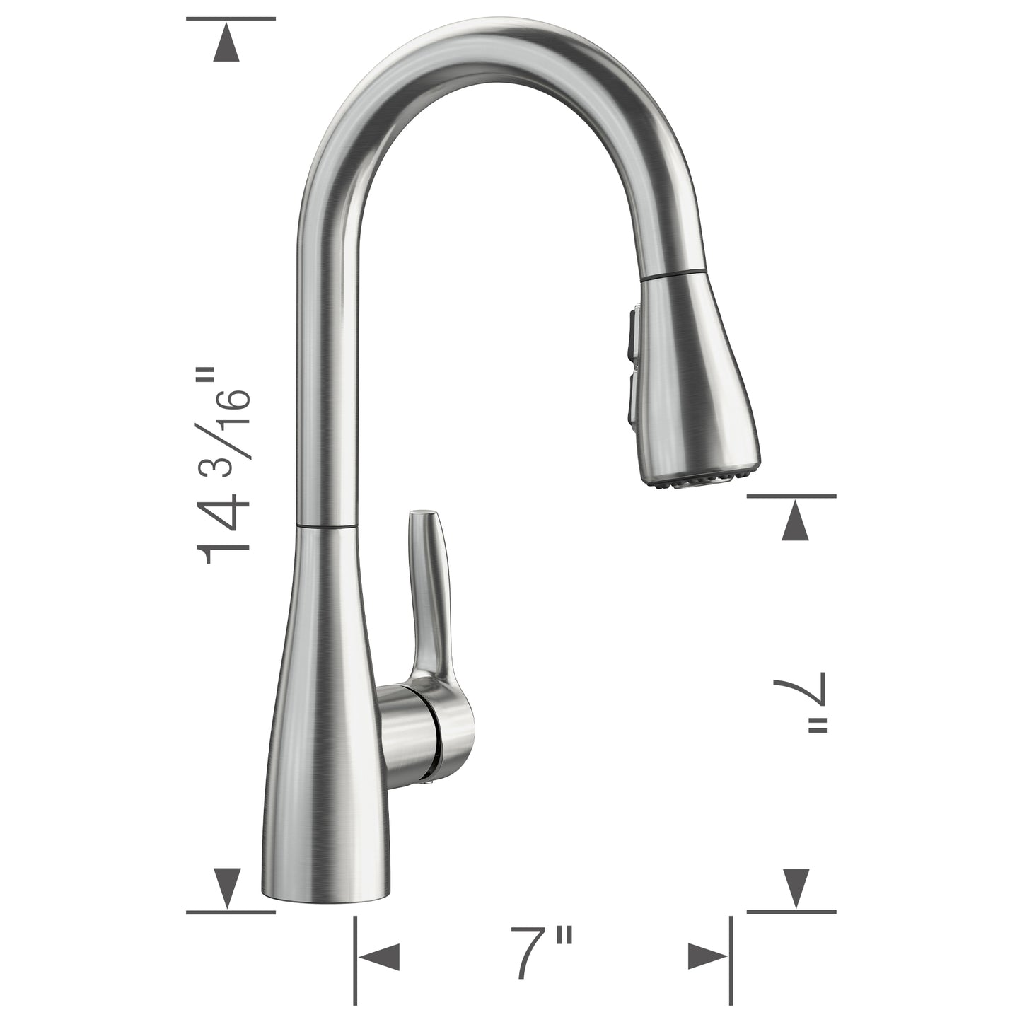 BLANCO Atura Pull-Down Dual-Spray Bar Faucet