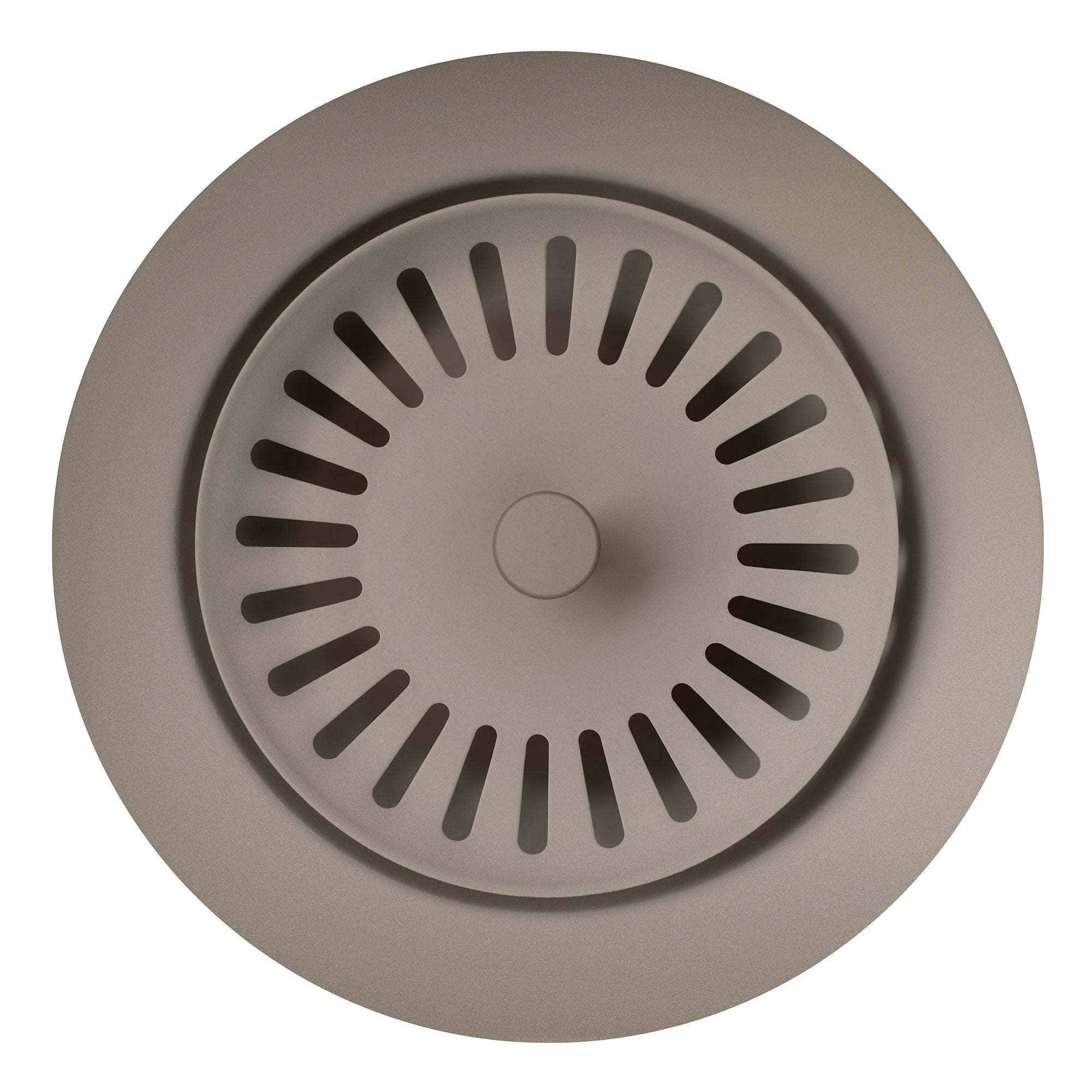 Color-Coordinated Metal Basket Strainer - Anthracite designed for BLANCO SILGRANIT kitchen sinks.