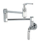 Kingston Brass KS5103KL Whitaker Wall Mount Pot Filler Faucet, Antique Brass in polished chrome finish