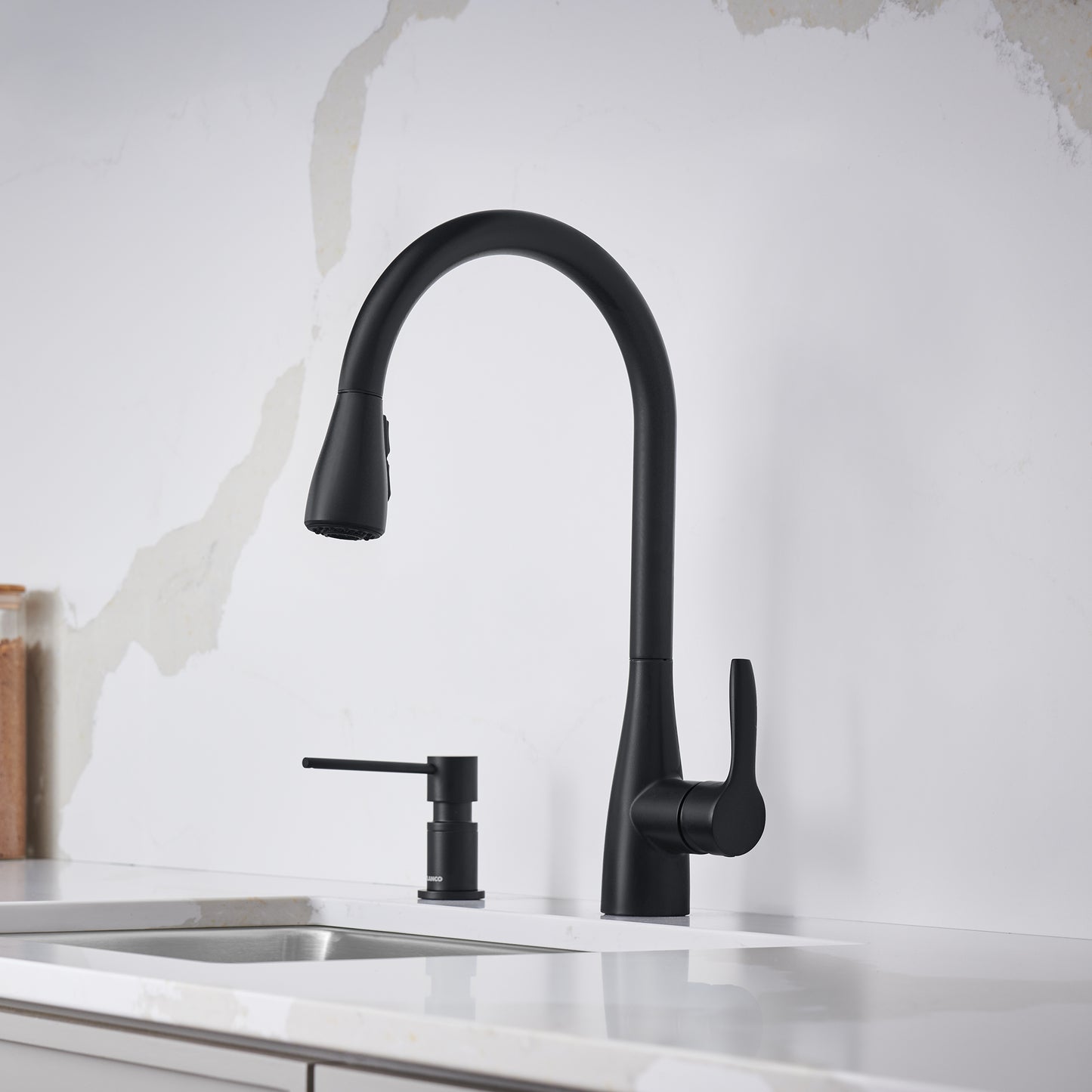 BLANCO Atura Pull-Down Dual-Spray Bar Faucet