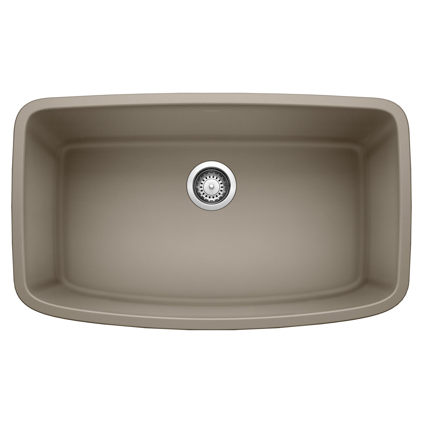 BLANCO Valea SILGRANIT 32" Super Single Undermount Kitchen Sink in a spacious design for modern kitchens.