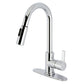 Kingston Brass LS8783CTL Continental Pull-Down Kitchen Faucet