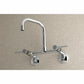 Kingston Brass KS813SB Concord Wall Mount Bridge Kitchen Faucet