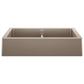 BLANCO VINTERA 33" SILGRANIT Double Bowl Farmhouse Sink