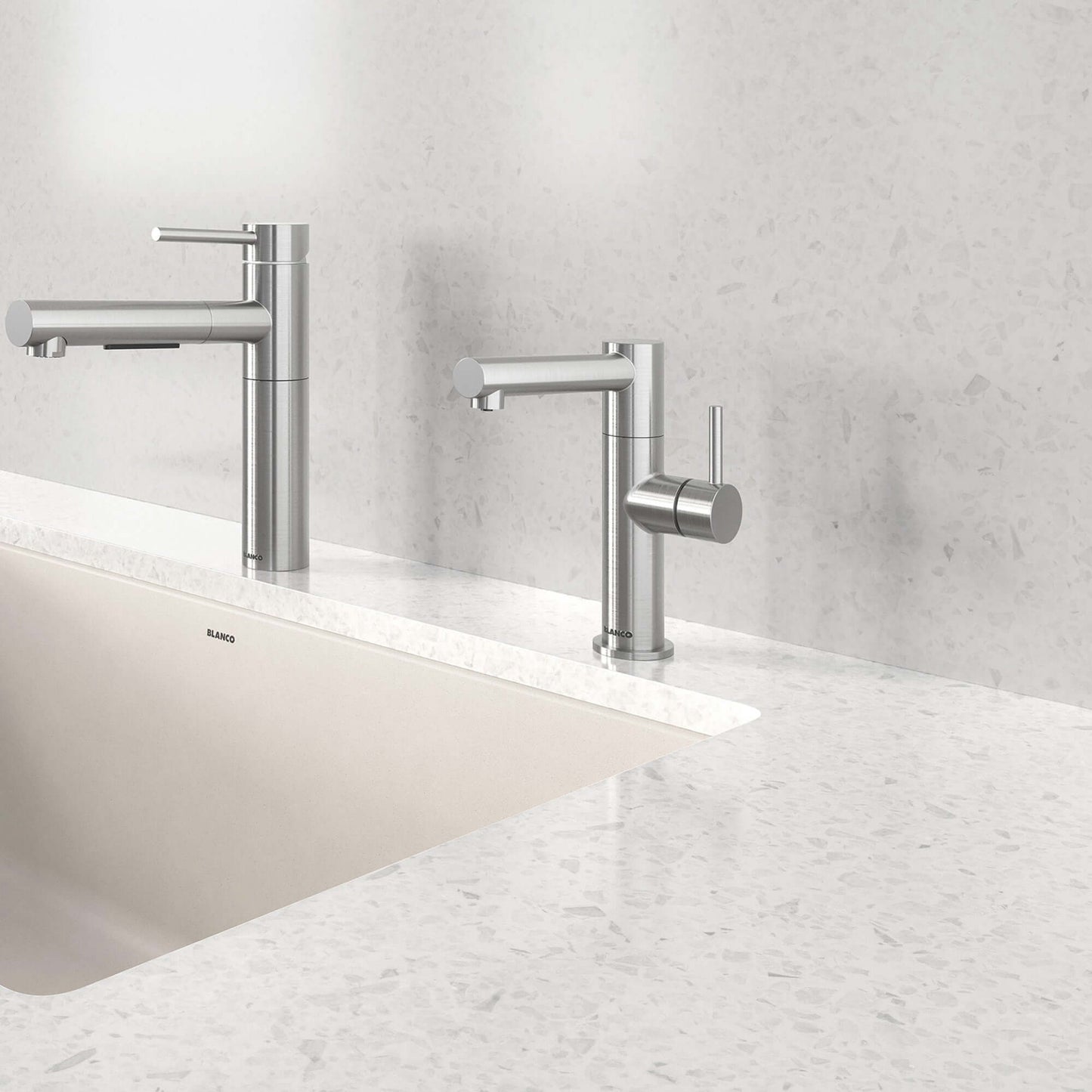 BLANCO Alta II Low Arc Beverage Faucet Compatible with Reverse Osmosis Systems