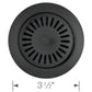 Color-Coordinated Metal Disposal Flange - Anthracite