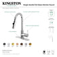 Kingston Brass LS8783CTL Continental Pull-Down Kitchen Faucet